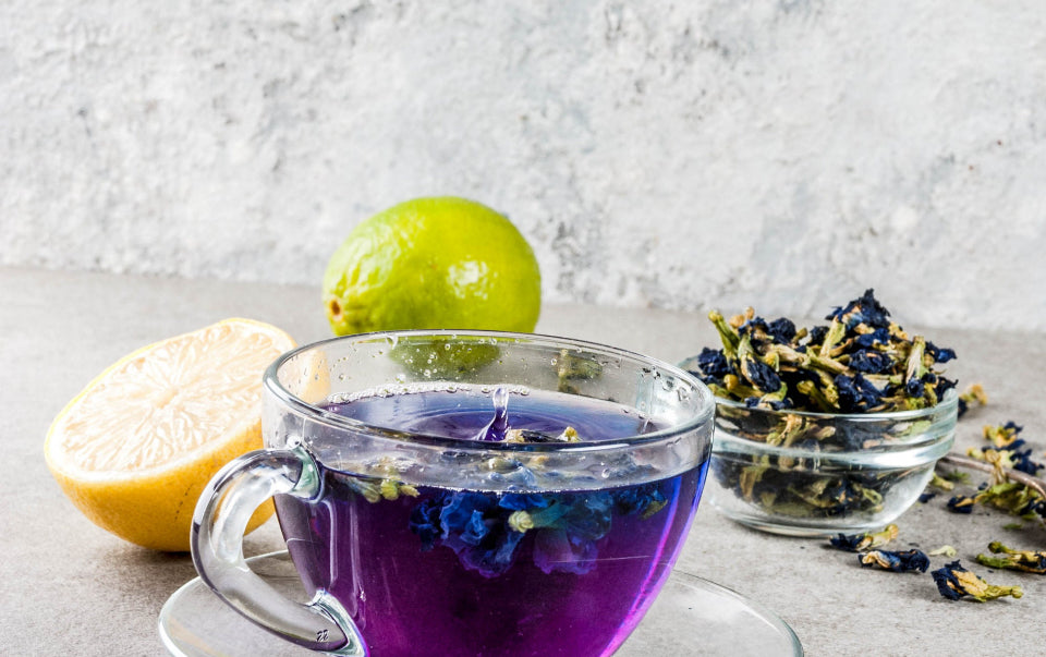 Alkaline Butterfly Pea Flowers