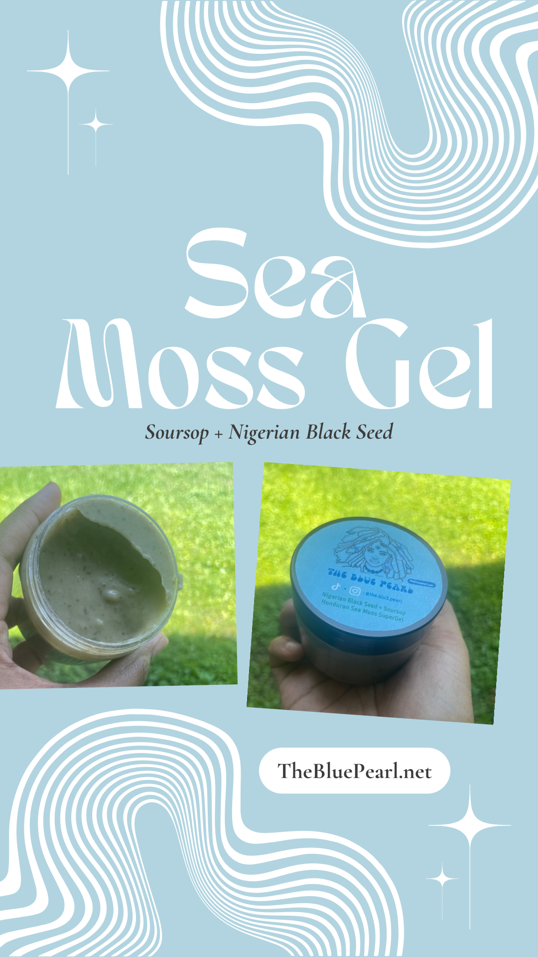Alkaline Nigerian Black Seed + Soursop Honduran Sea Moss SuperGel