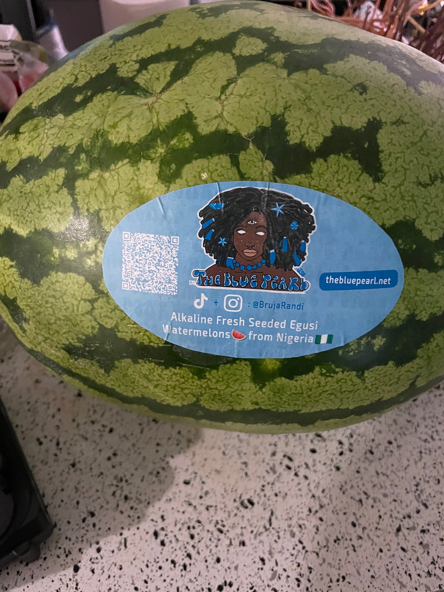 Alkaline Fresh Seeded Egusi Watermelons 🍉 from Nigeria 🇳🇬