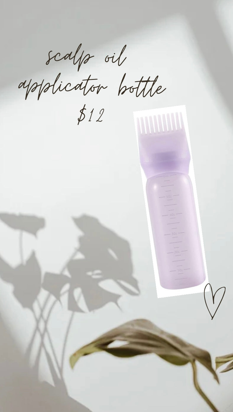 Comb Tip Oil Applicator Bottle
