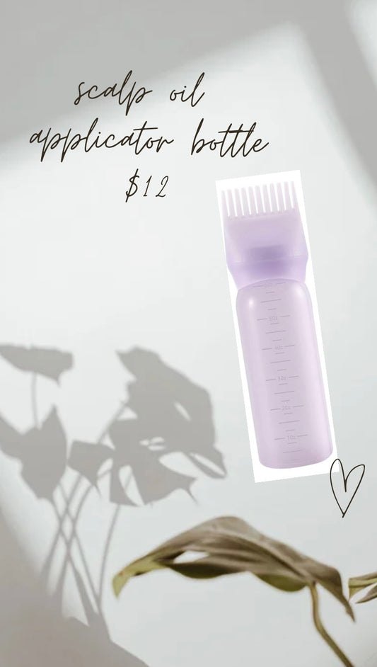 Comb Tip Oil Applicator Bottle